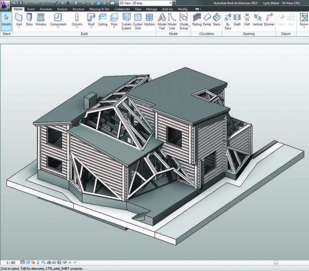 Проекты в revit